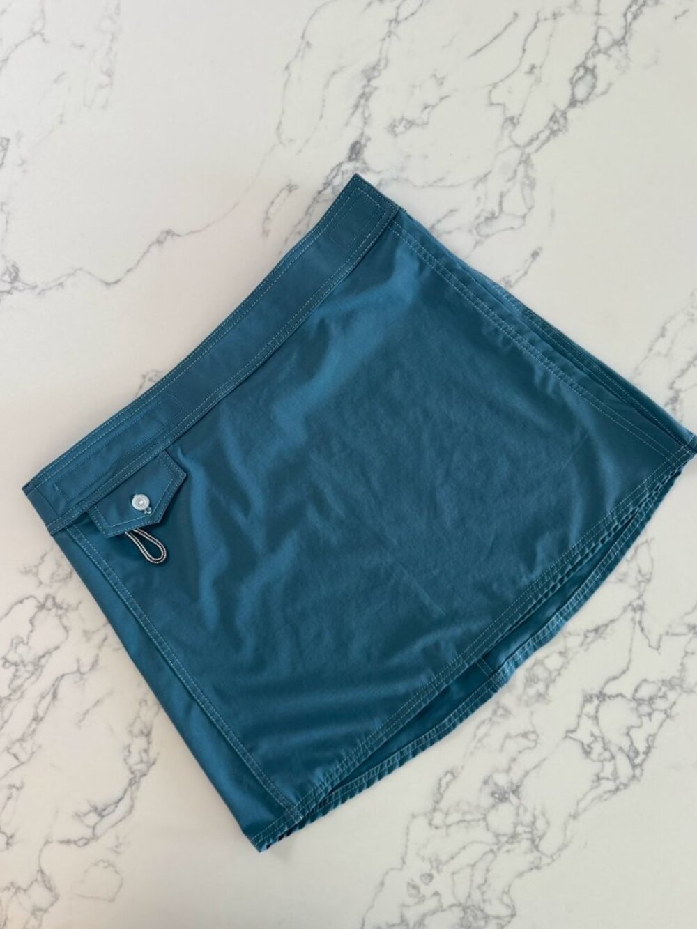 Birdwell Beach Britches SurfStretch Wrap Skirt - Federal Blue - Size Large